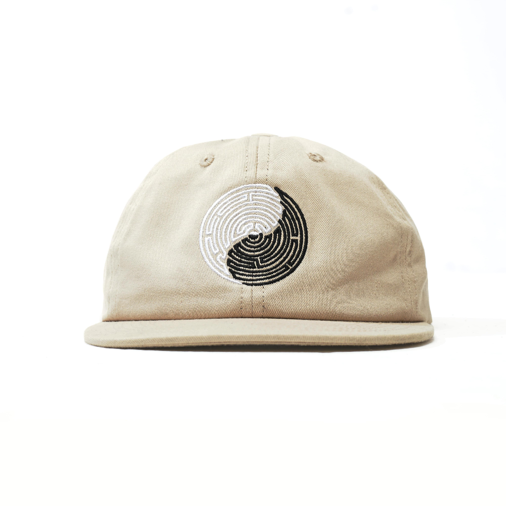 HUSTED TOPI 6 PANEL SWIRL CREAM CAPS