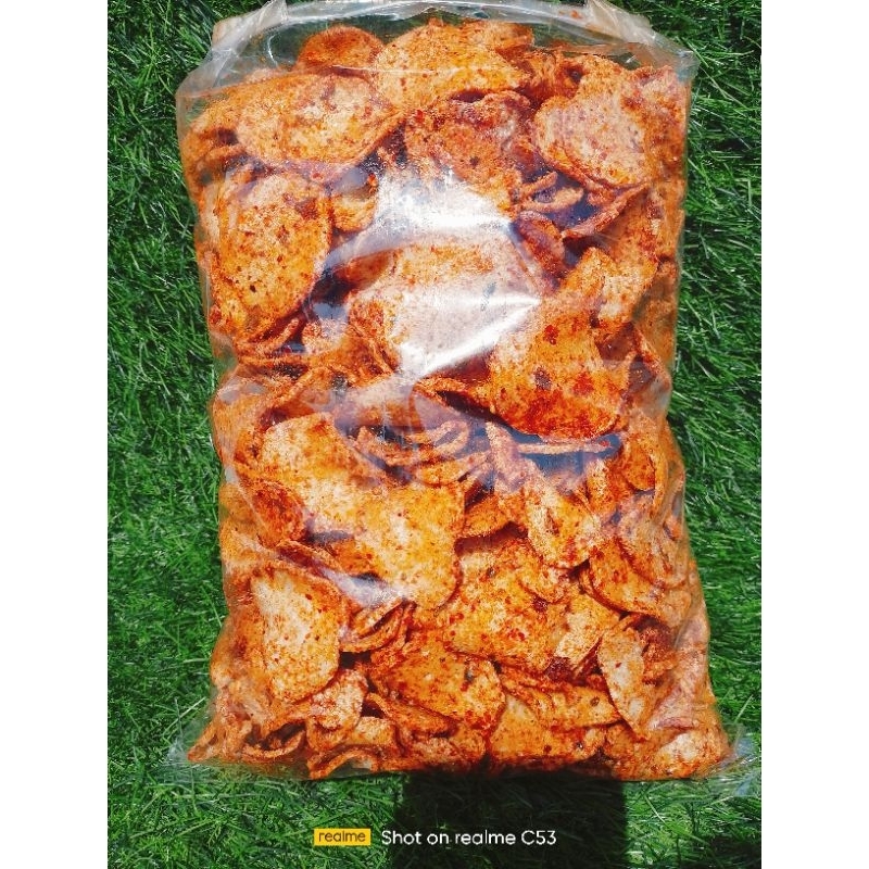 

ady78 Basreng bulat keripik koin pedas daun jeruk isi 1kg