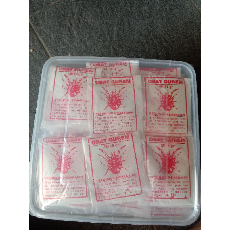 OBAT GUREM 1POT ISI 100 PCS