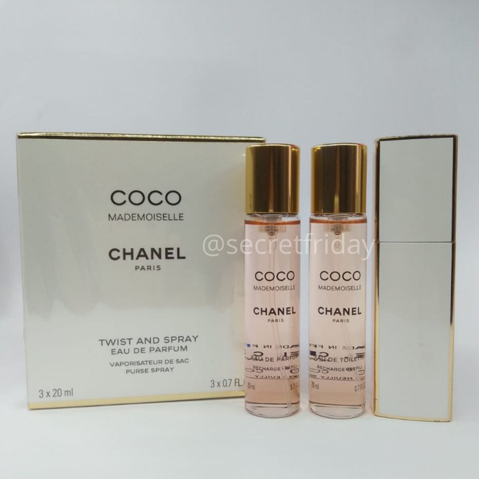 Chanel Beauty Coco Mademoiselle Eau De Parfum Twist And Spray 20ML ( REFILL DIJUAL SATUAN )