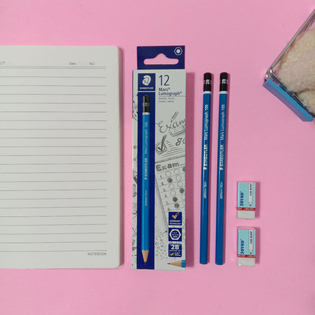 

Pensil 2B Staedtler Mars Lumograph 1 pack (12pcs) 100% Original