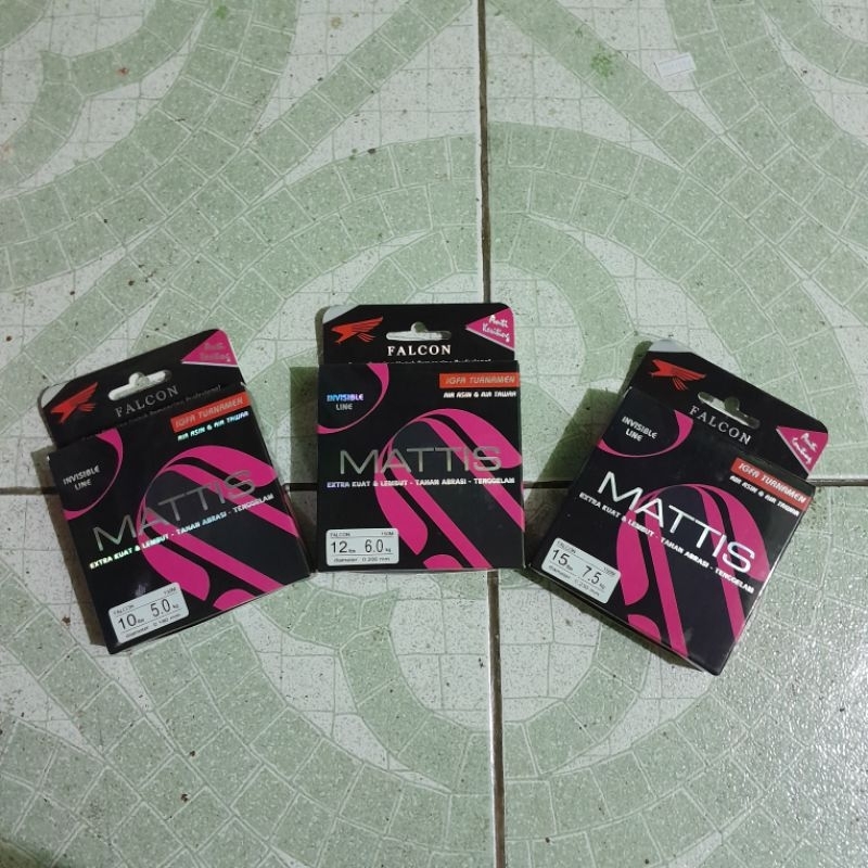 senar pancing falcon mattis