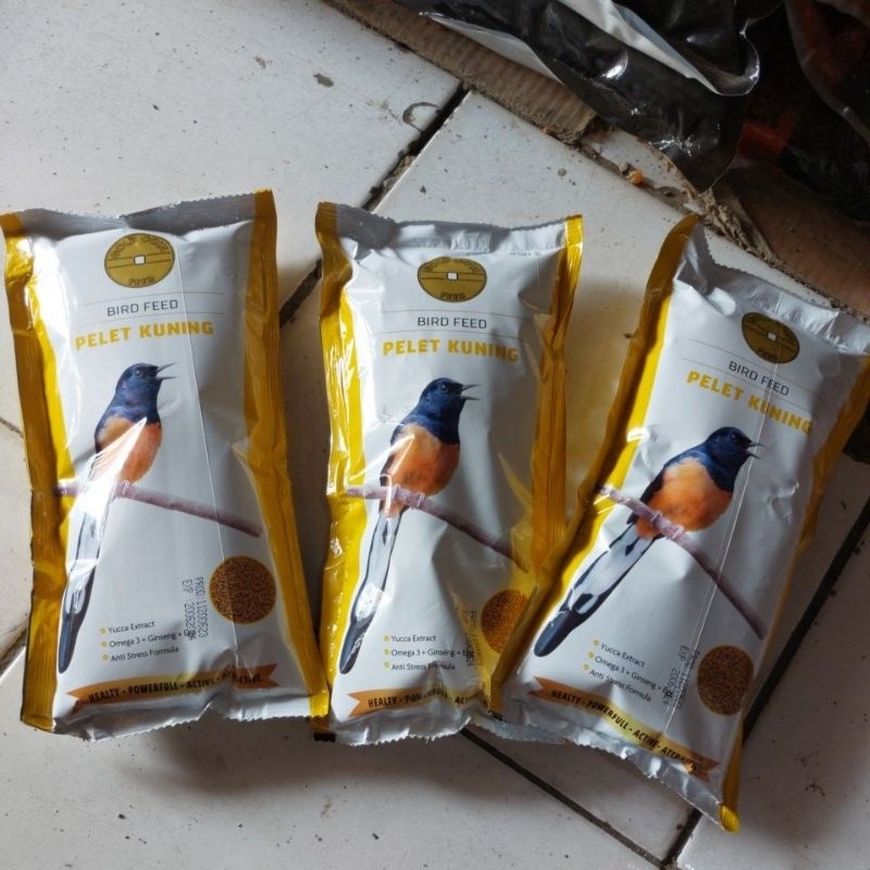 pakan  burung goldcoin kuning 450g