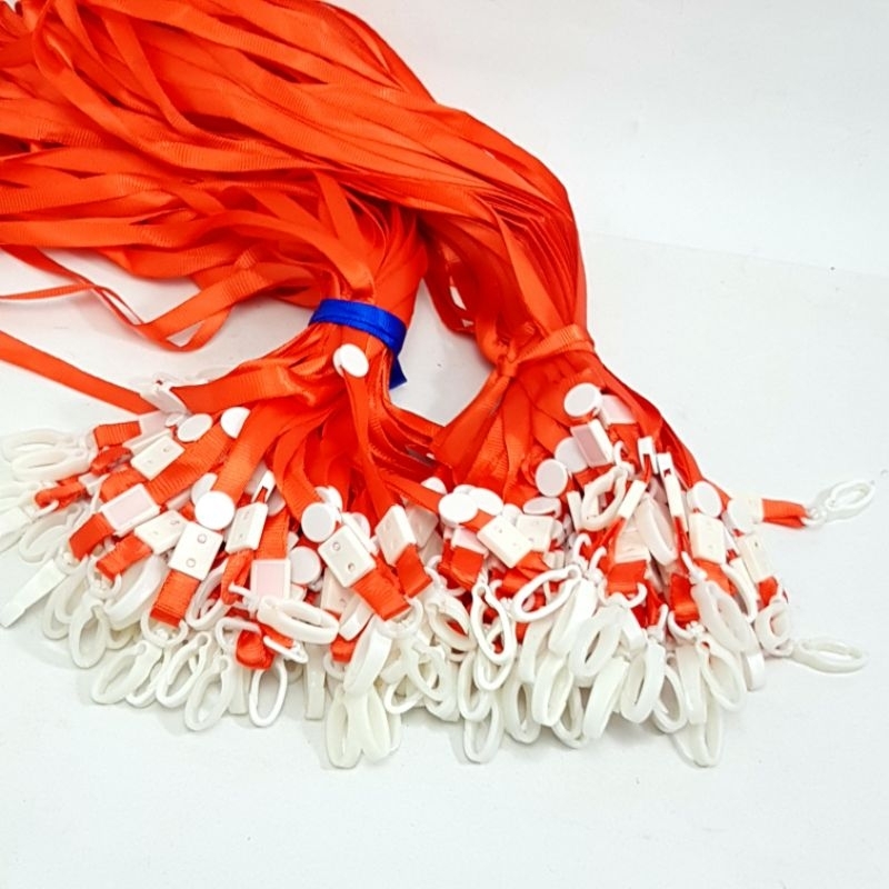 

Tali ID Card /Tali Gantungan Name Tag Kilat Kaitan plastik