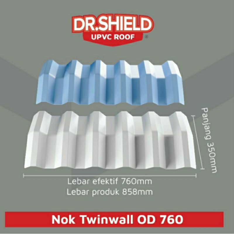 Nok UPVC Twinwall OD 760 Dr Shield/Nok DR Shield double layer OD760