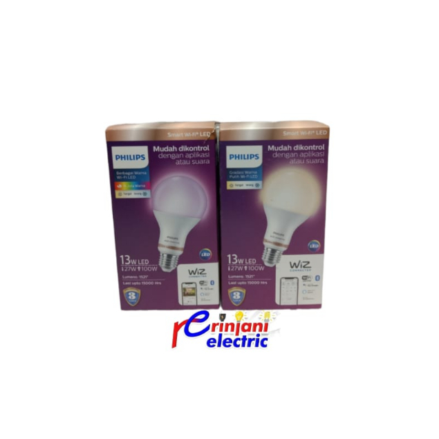 LAMPU LED WI-FI E27 922-65 RGB 13watt, 8watt  dan Two Color 13watt, 8watt Philips