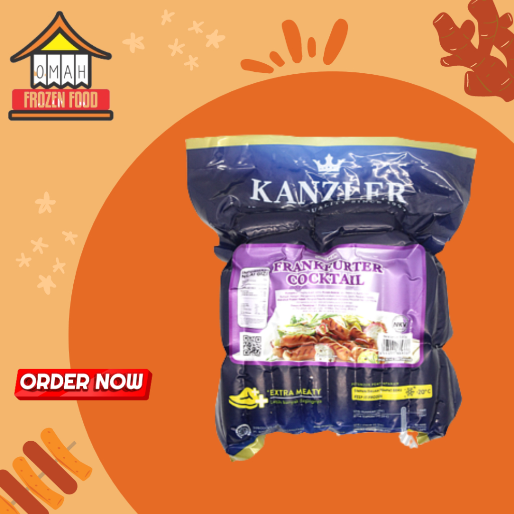 

Kanzler Frankfurter Cocktail Sosis Ayam 500gr (NON COD DILUAR KARISIDENAN SOLO)