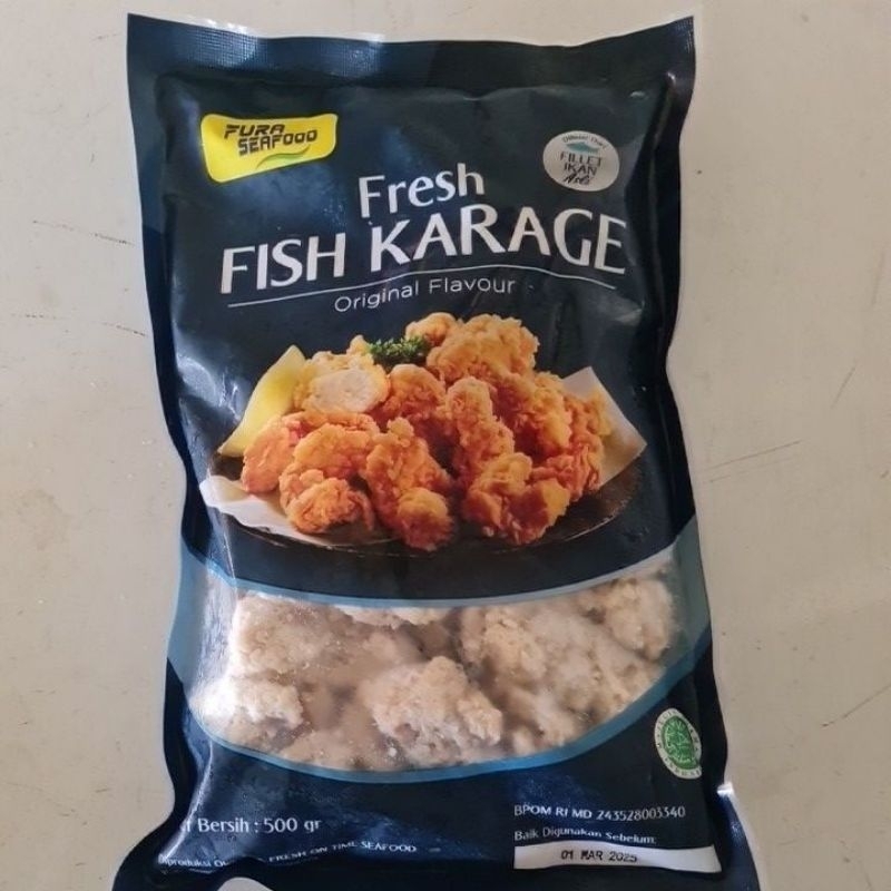 

Fura Seafood Fresh Fish Karage 500gram / Karage Ikan