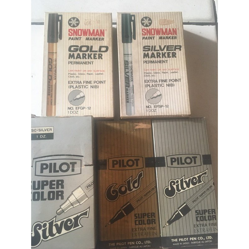 

Paint Marker/Spidol Permanent Extra Fine PILOT&SNoWMAN-Japan!