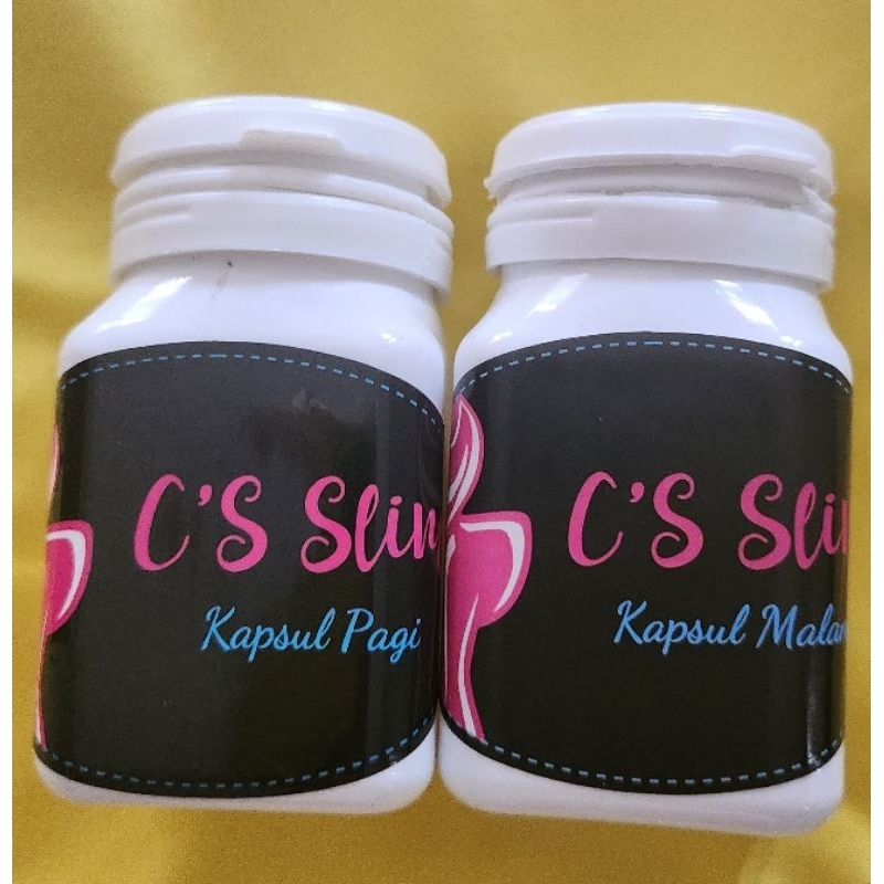 CS Slim Pelangsing Tubuh Herbal Alami untuk Pria Wanita
