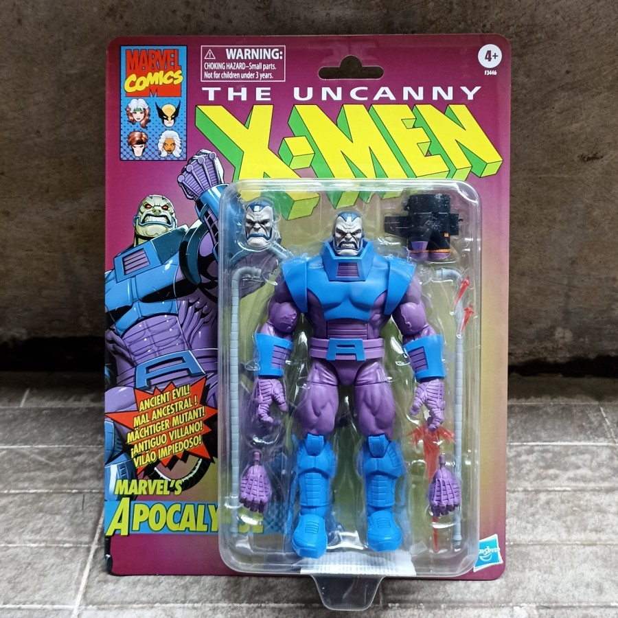 APOCALYPSE X MEN MARVEL LEGENDS RETRO CARD HASBRO