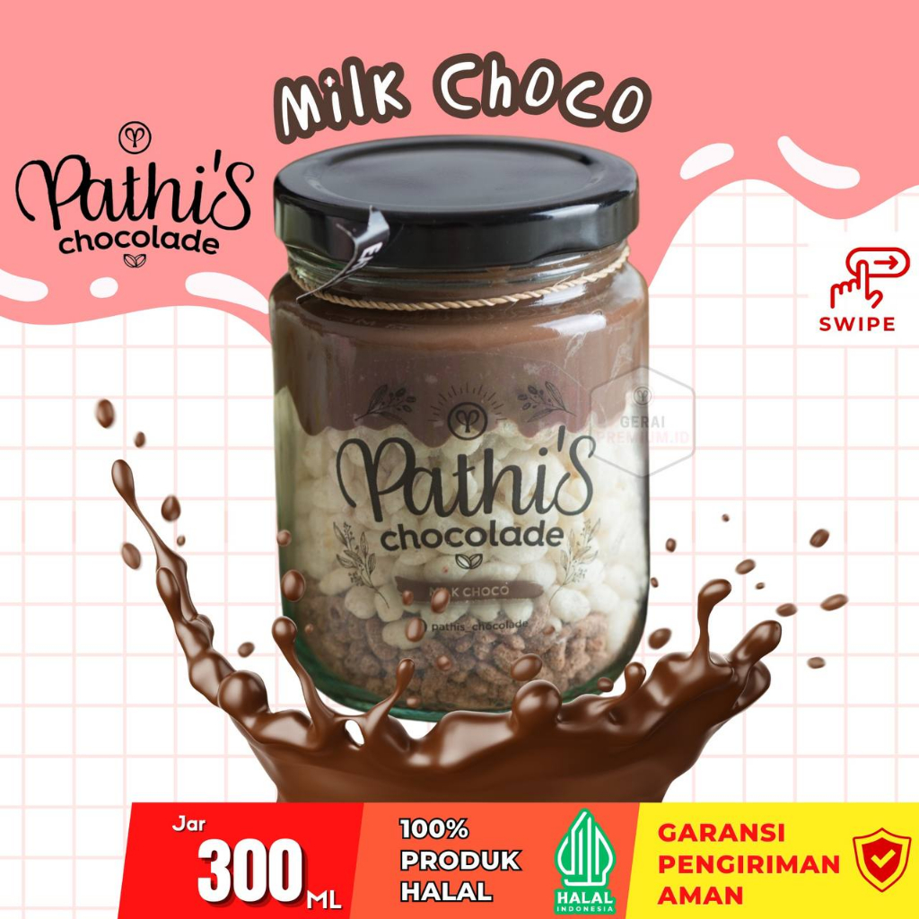 

Coklat CHOCO JAR CRUST Pathis Chocolade - MILK CHOCO