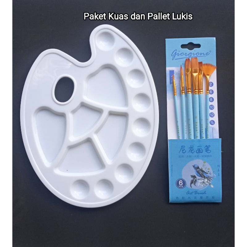 

Paket Kuas Lukis Giorgione Dan Pallet Lukis