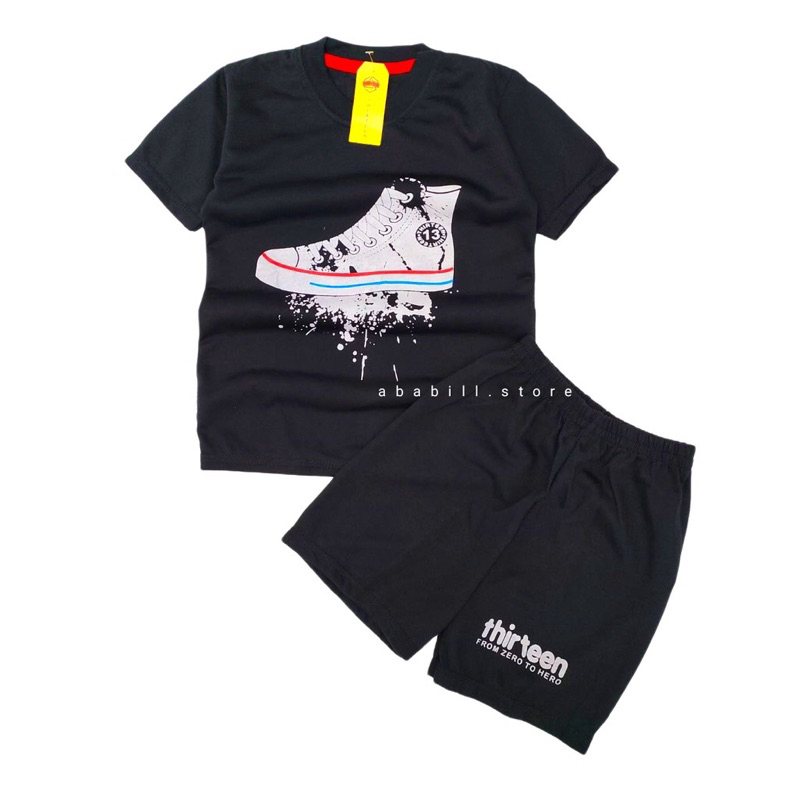 kaos anak set kekinian