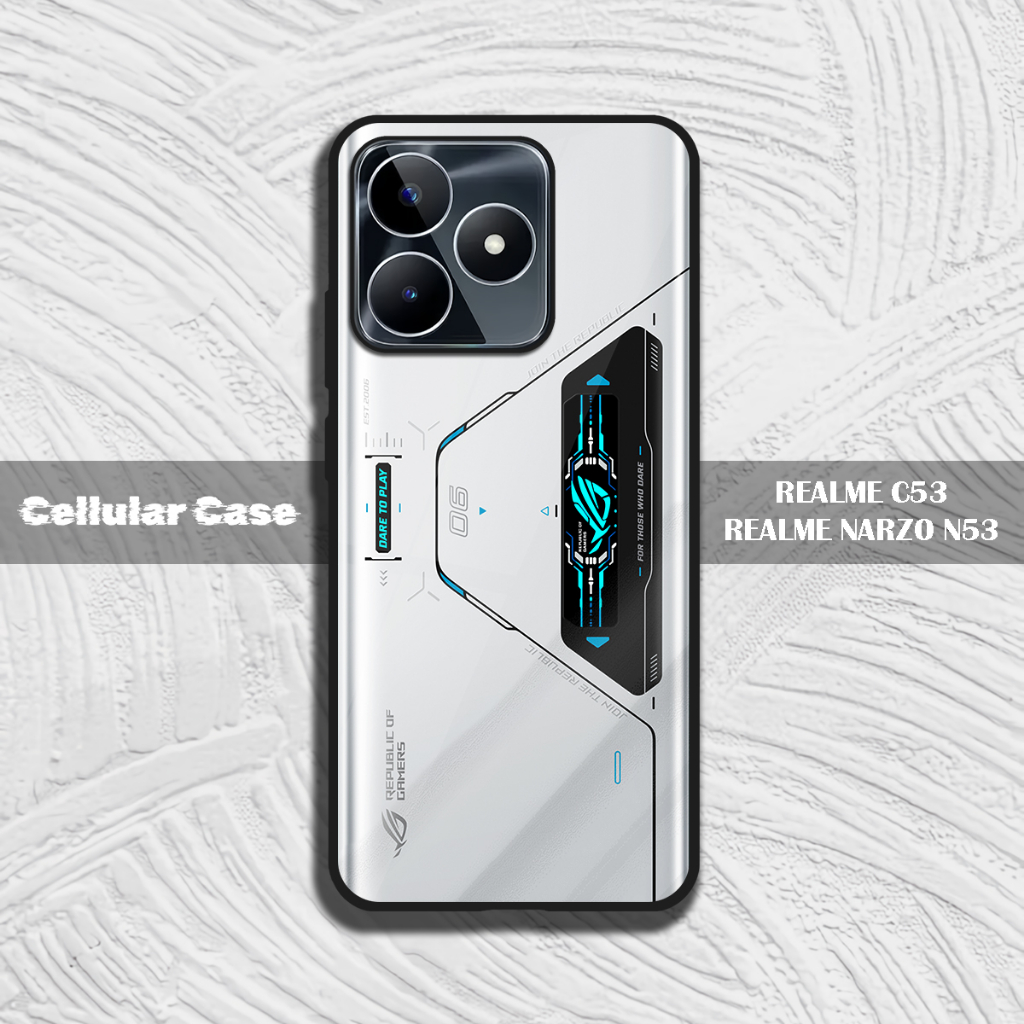 [CS42] Case Glossy Realme C53 Realme Narzo N53 | Casing HP Kilau Efek Kaca | Kesing HP Premium Softc