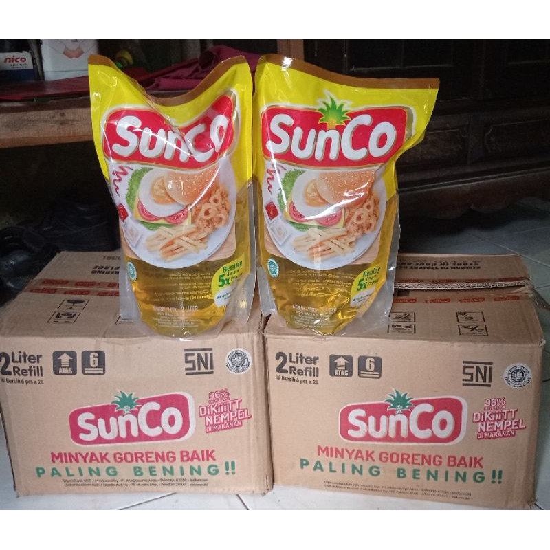 

minyak goreng Sunco murah 2 L/minyak gireng Sunco live/minyak Sunco 2l live