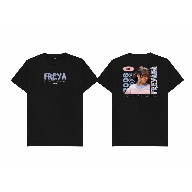 baju kaos jkt48 - freya jkt48 - t-shirt freya jkt48