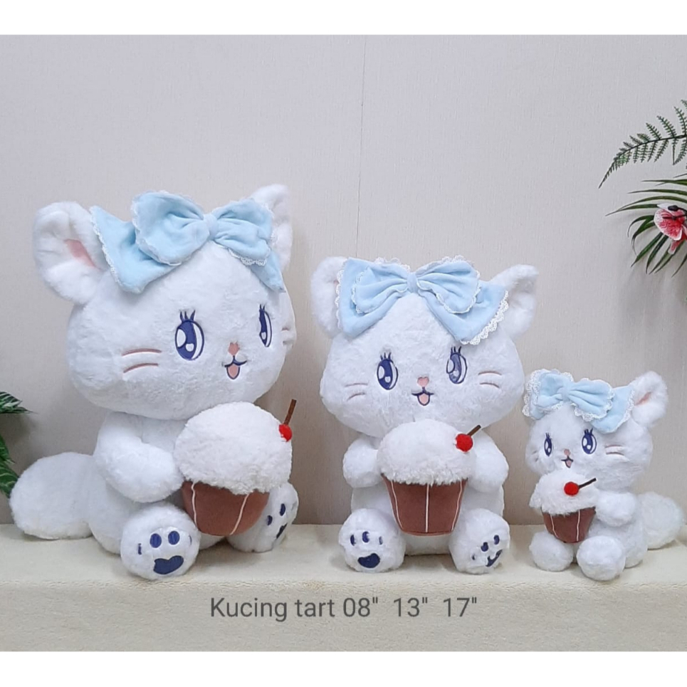Boneka Kucing Kue Tart 45cm Boneka Cat Cute kado anak kekasih ultah