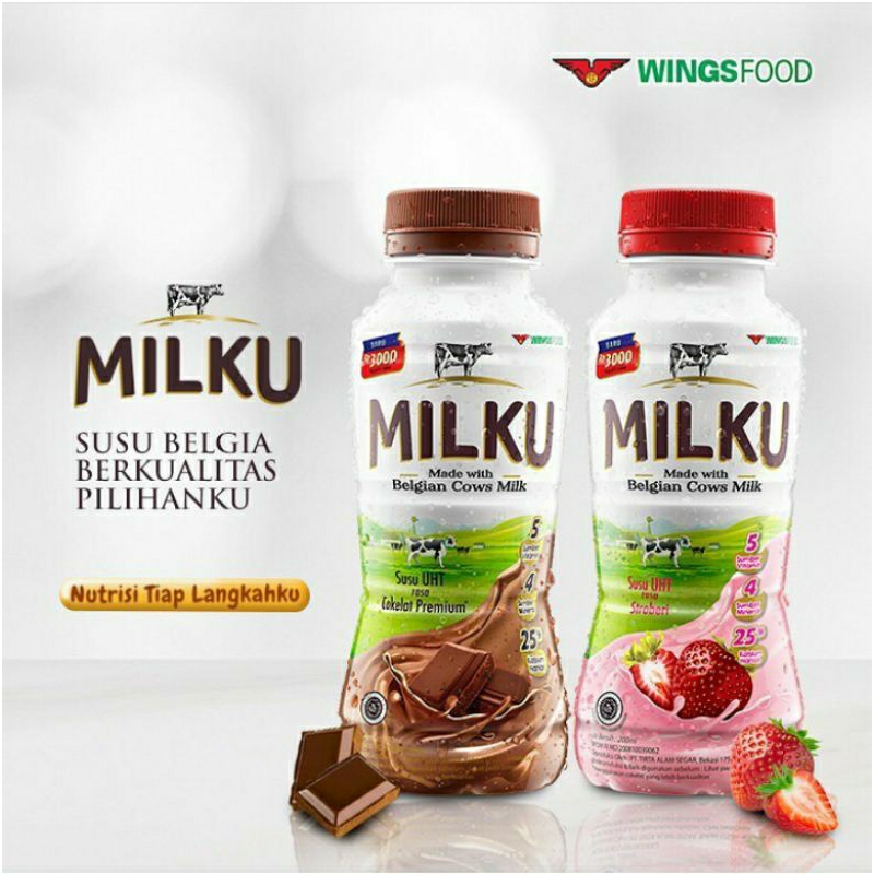 

Milku susu UHT 200ml