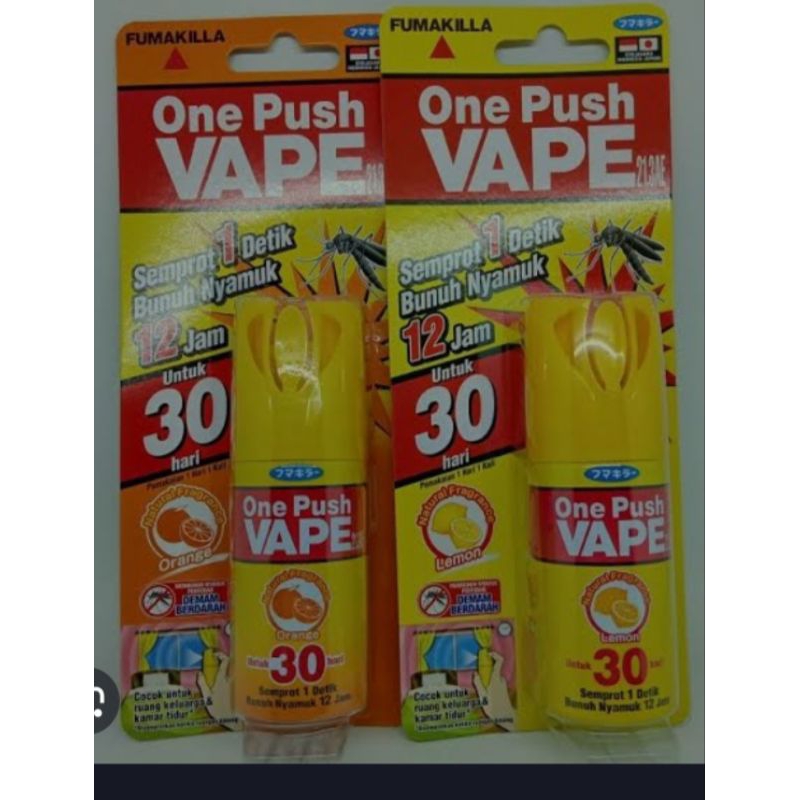 one push vape penyemprot nyamuk tahan 30 hari