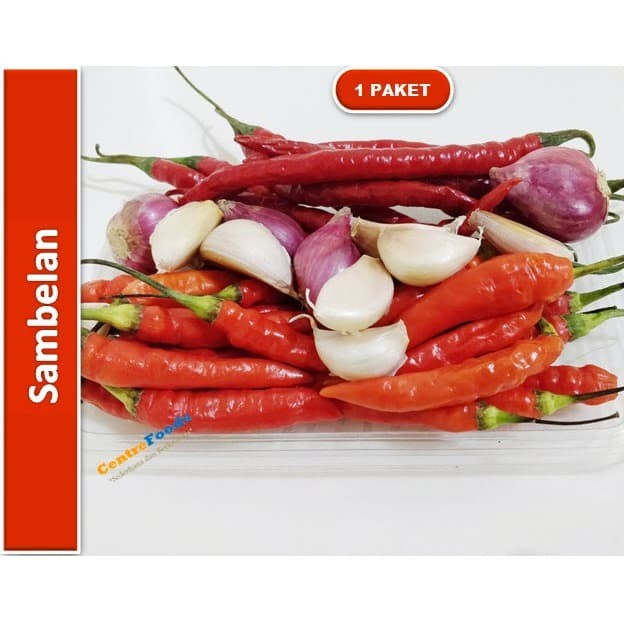 

Sambelan - Paket Sambal (Cabe-Bawang-Tomat) | 1 BKS [ Harga Per PAKET ]