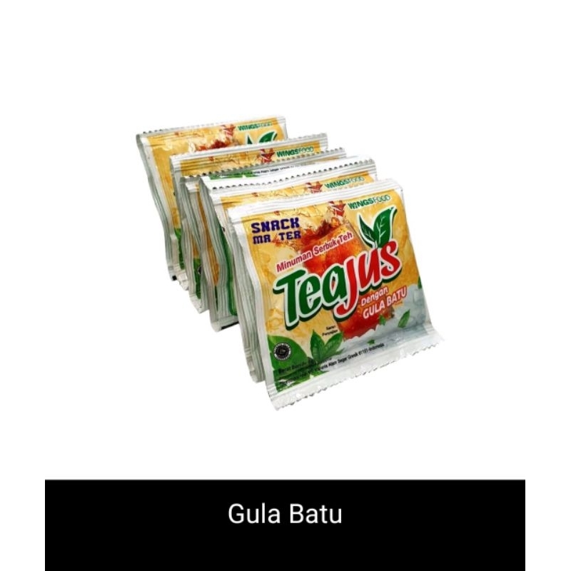 

TEA JUS GULA BATU SACHET ISI 10 PCS