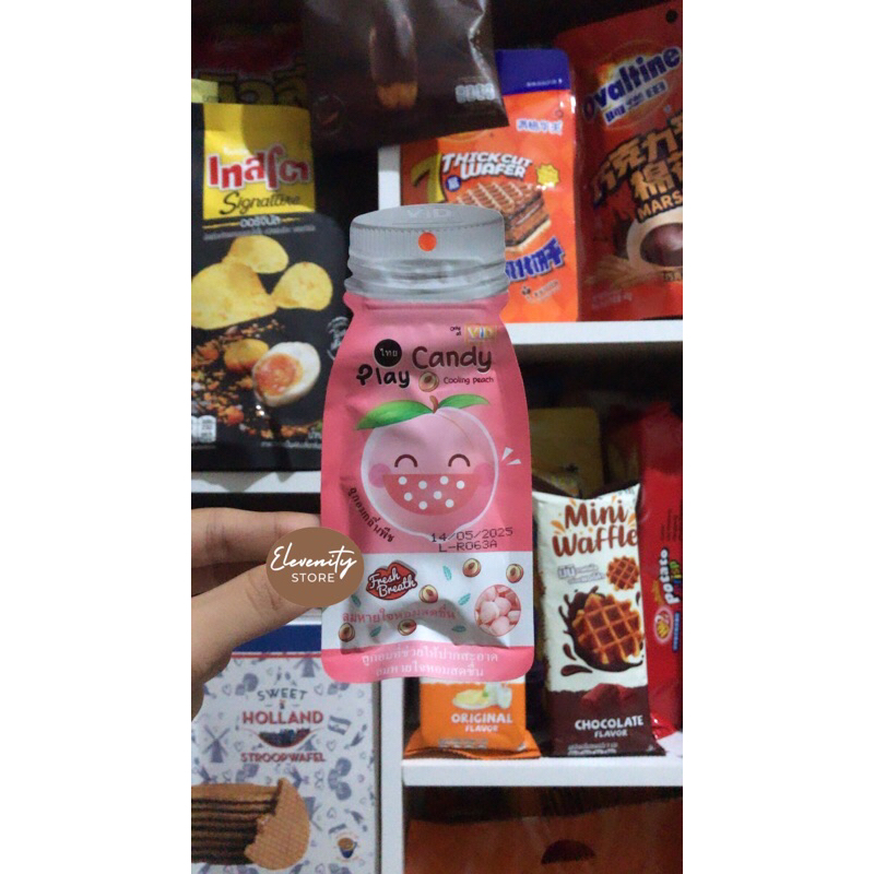 

Play Candy Cooling Peach Watermelon Melon Sea Salt Lemon Candy