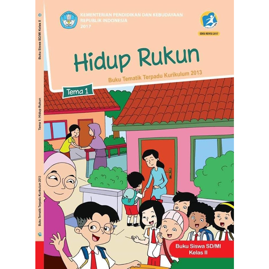 Buku Kelas 2 Tema 1 Hidup Rukun