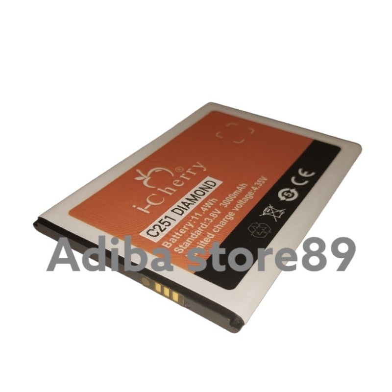 Baterai Batre icherry C251 Diamond Original Battery hp