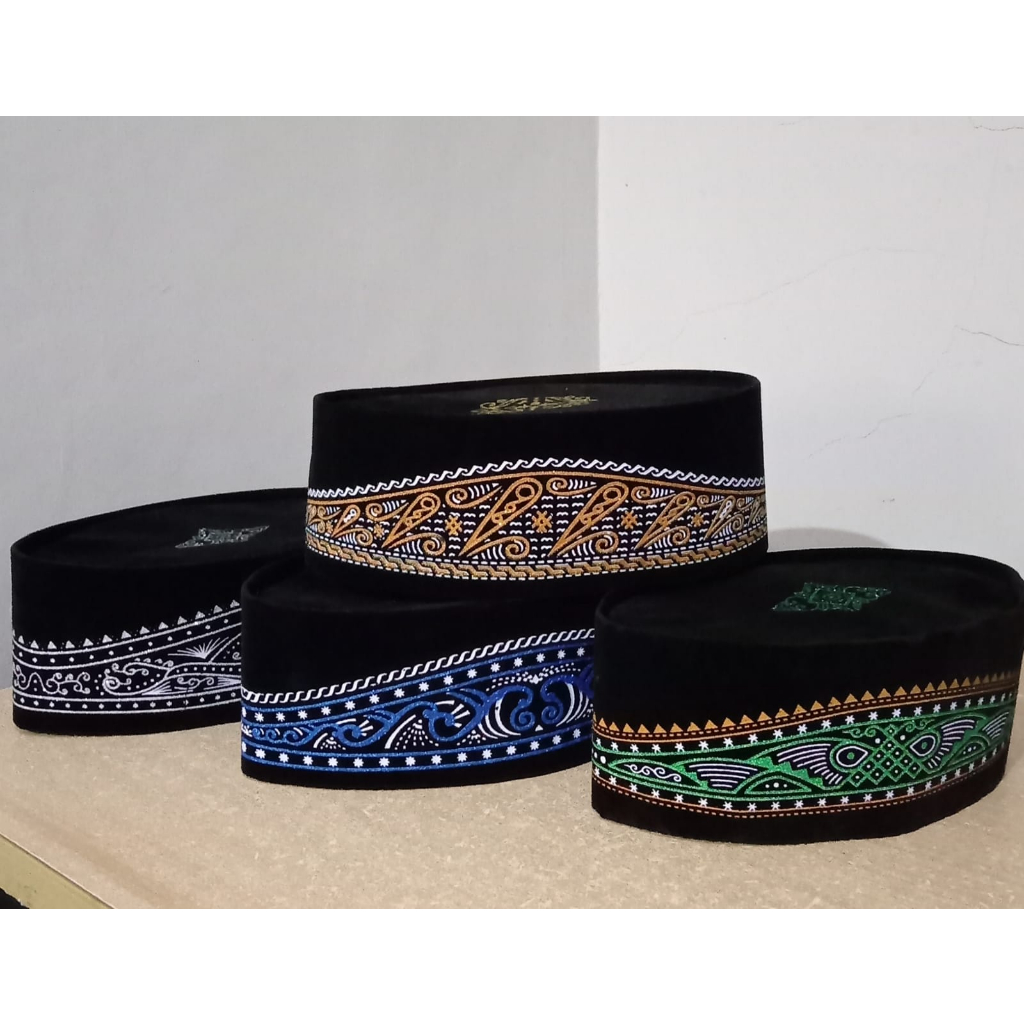 peci anak laki laki/peci hitam batik/peci kopyah batik