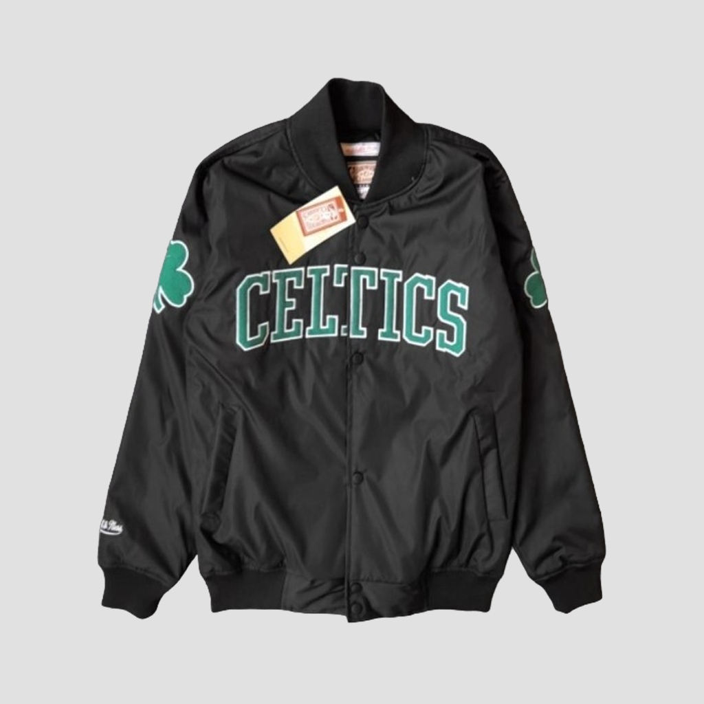 VARSITY BASKETBALL JACKET BOSTON CELTICS SERIES - GIVE AND GO