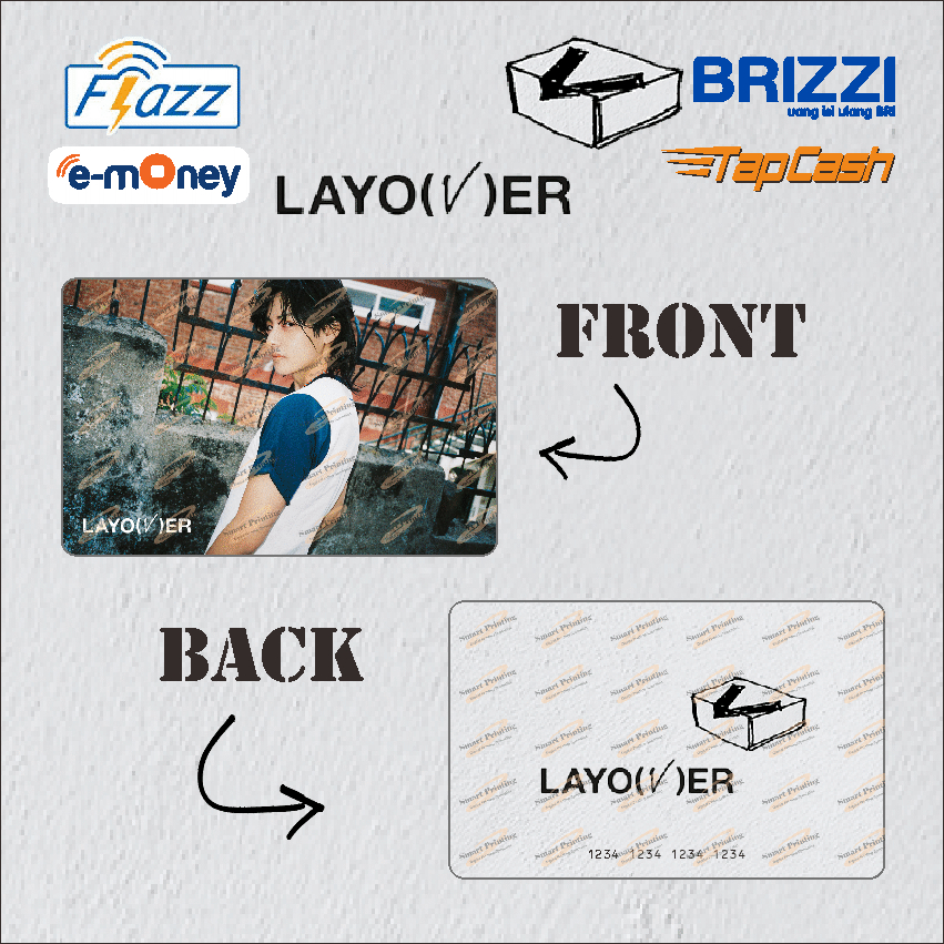 ETOLL EMONEY / FLAZZ BCA GEN2 / BRIZZI / TAPCASH NFC SALDO 0 - TAEHYUNG V LAYOVER D