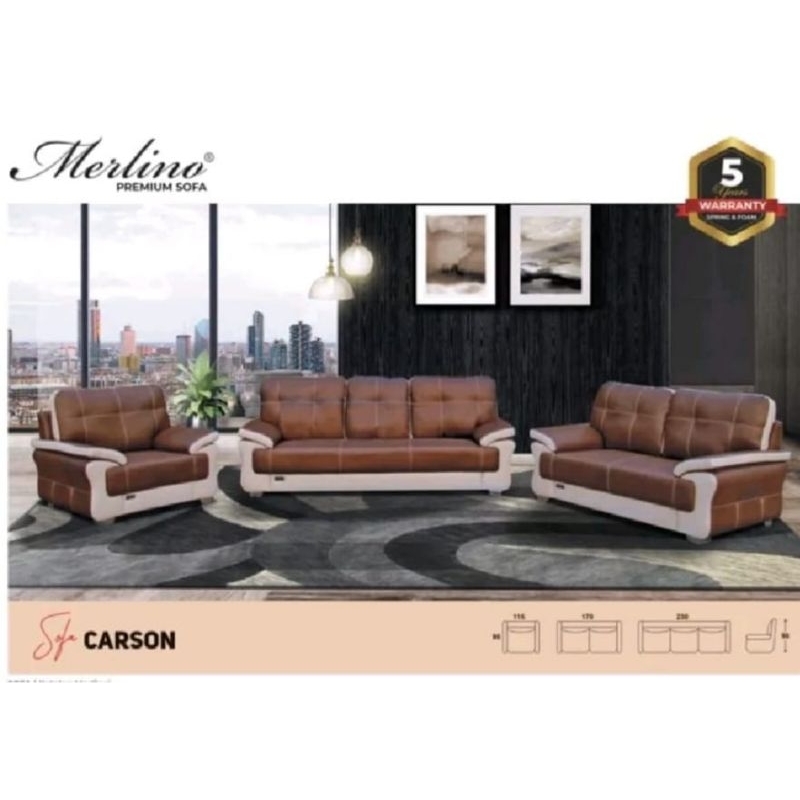 Sofa Merlino Carson 321 Bergaransi