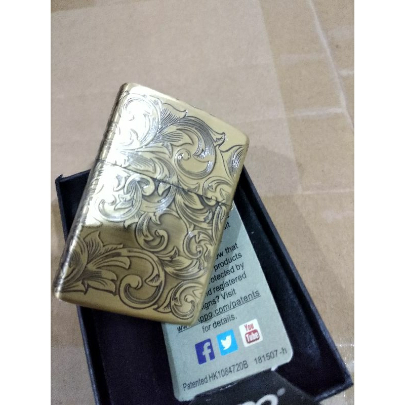 Zippo Motif Batik Gol