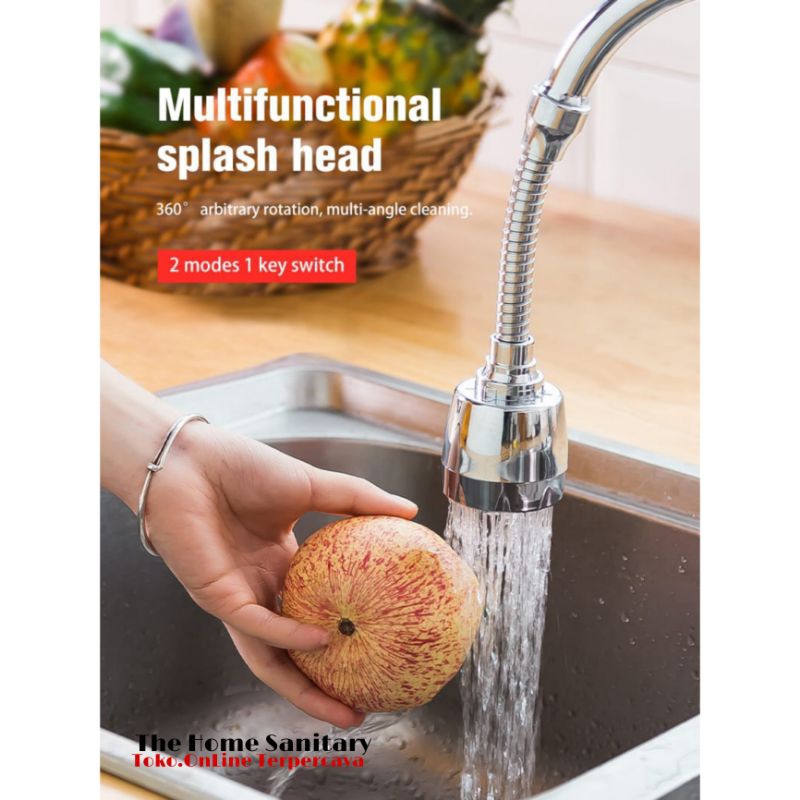 Sambungan kran cuci piring flexible/kepala kran cuci piring