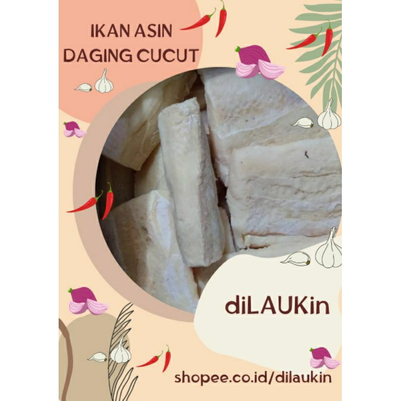 

IKAN ASIN DAGING CUCUT per500 gram