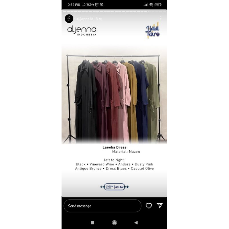 LAEEBA ALJENNA EDISI HALAL FAIR ANDORA L