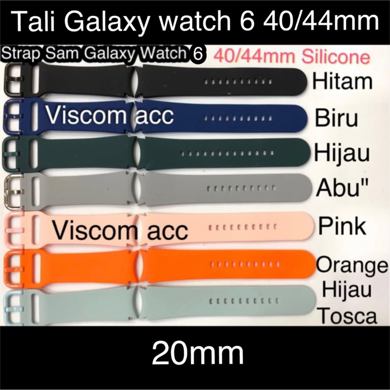 Tali watch 6 || Strap Samsung galaxy watch 6 40mm / 44mm (20mm)