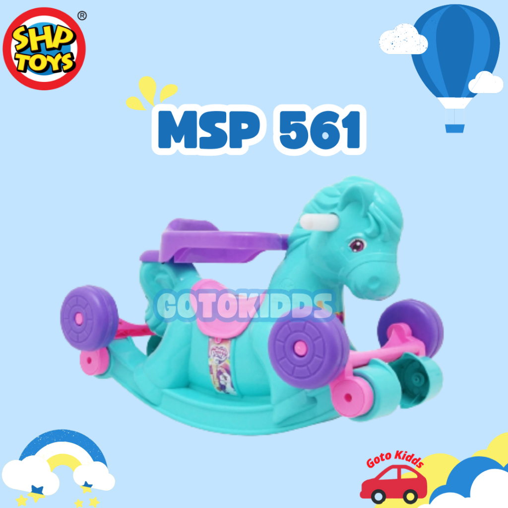 Maenan Anak Mobil Dorong Odong-Odong Kuda Putih KP 561 - SHP Toys