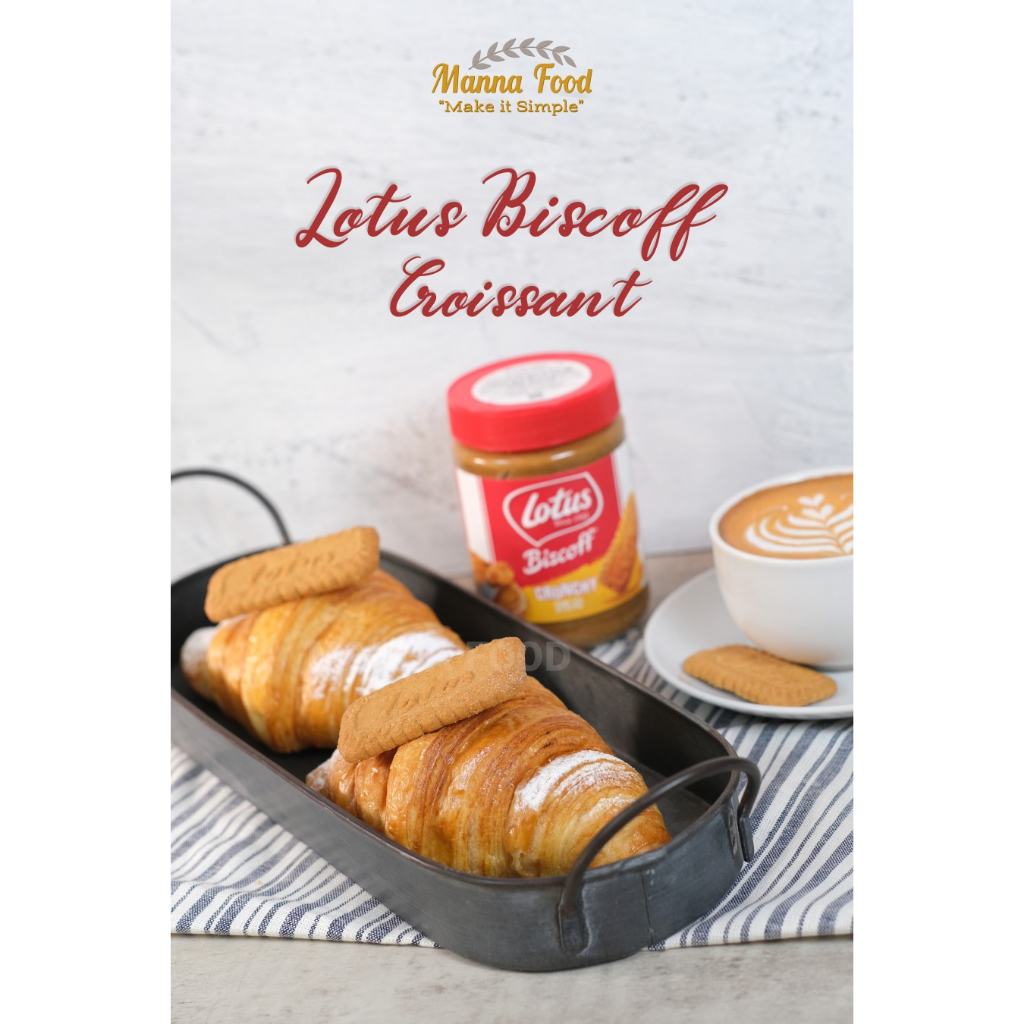 

Manna Food Lotus biscoff Croissant Ready to eat Per 6 pcs