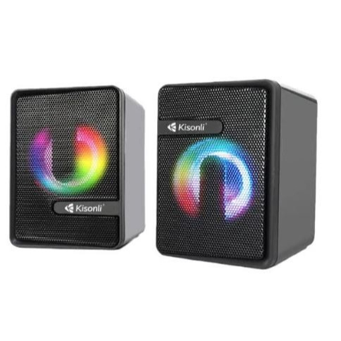 KISONLI Speaker Gaming Kisonli L-4040 LED Speaker