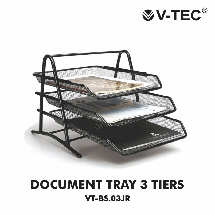 Rak 3 Susun Besi / Elevated Tray Besi ORIGINAL V-TEC