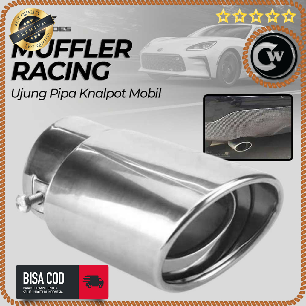 Muffler Knalpot Mobil Ujung Pipa Knalpot Mobil Racing