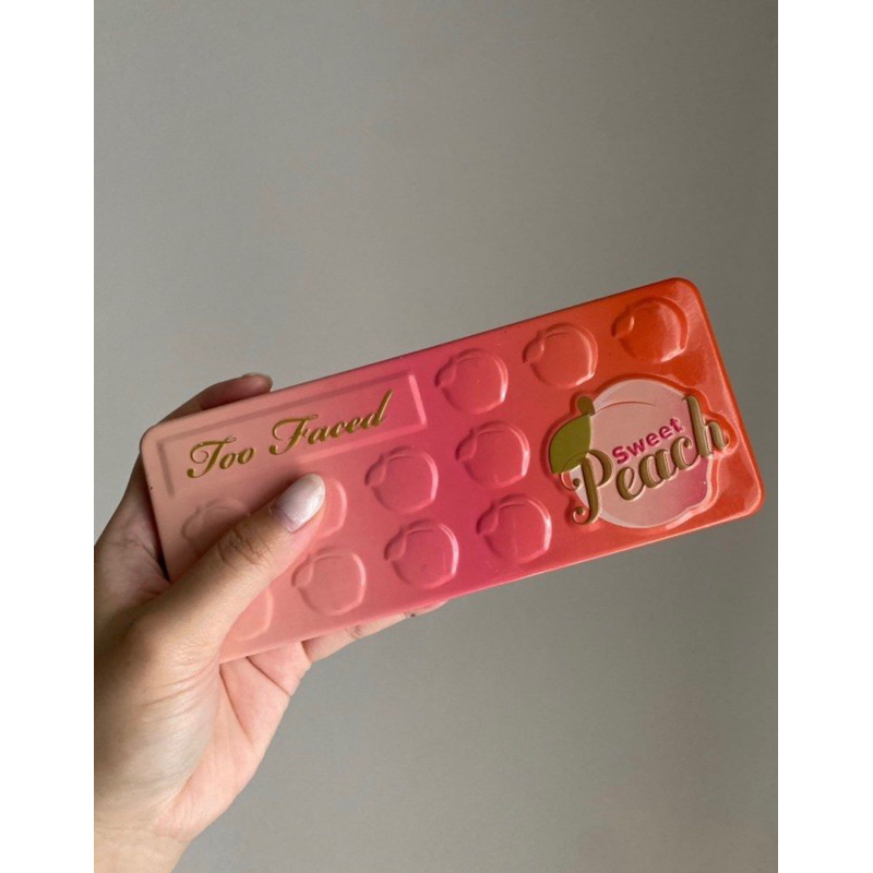 too faced eyeshadow peach