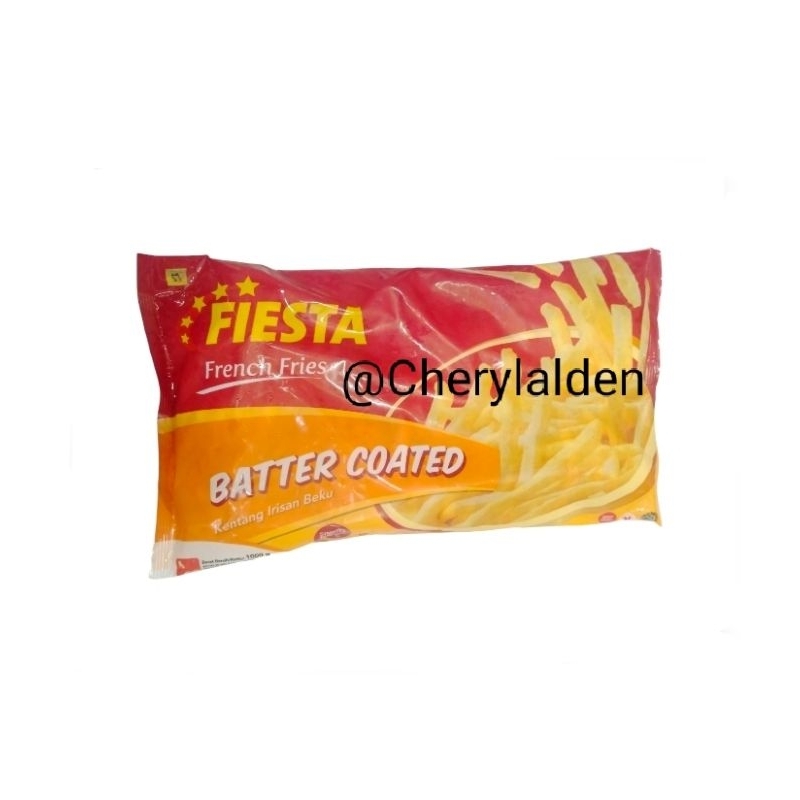 

❤️Chery❤️fiesta French fries batter coated 1kg//kentang batter