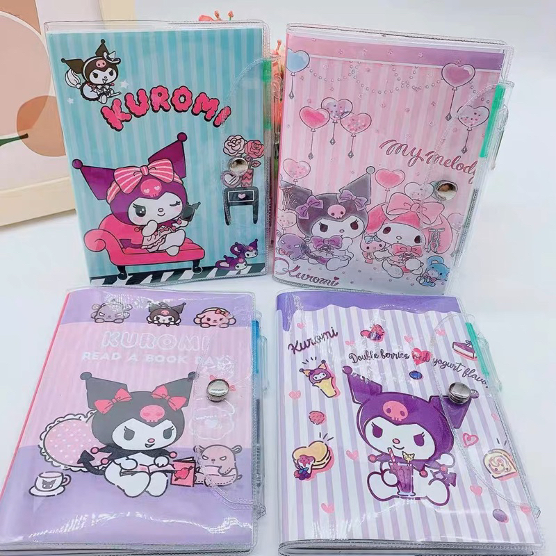 

NOTES KANCING + BOLPEN A5 A6 A7 SANRIO LUCU WARNA | NOTEBOOK JOURNAL BUKU CATATAN