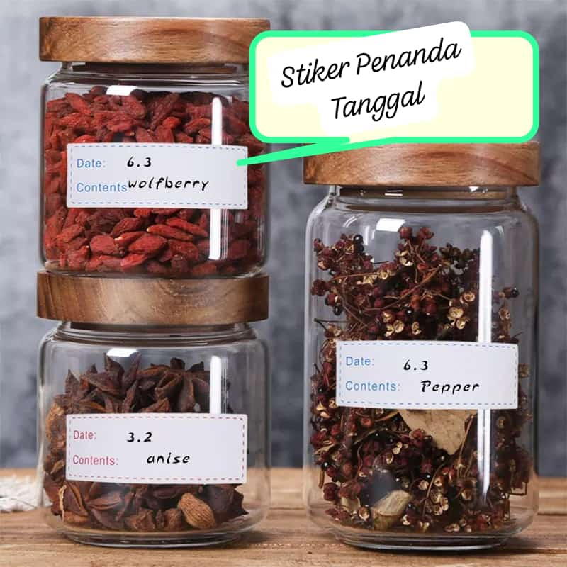 

Stiker Label Penanda Tanggal/ Sticker Tanggal untuk penyimpanan/ sticker expired date / Stiker Penanda Tanggal 125 stiker