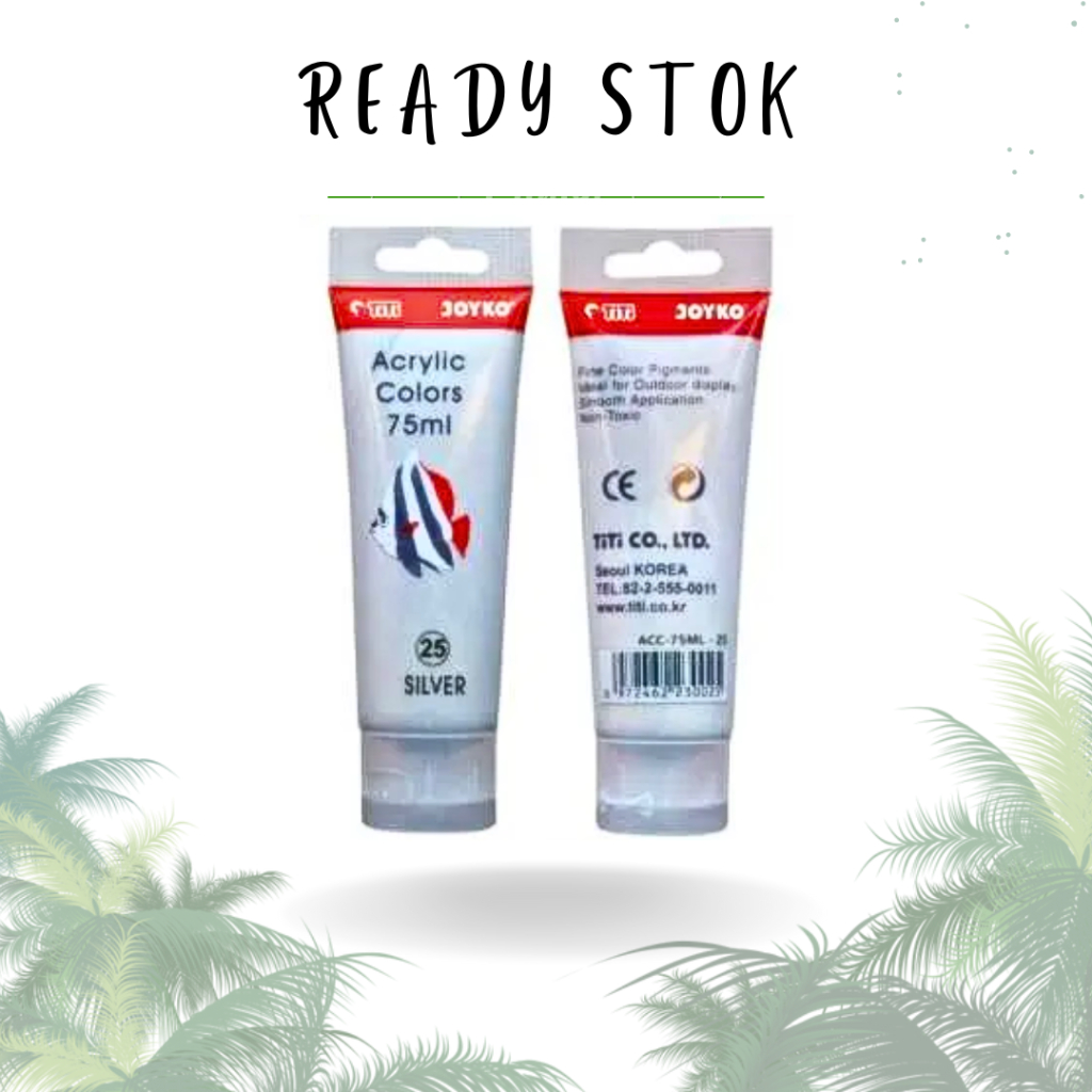 

CAT AKRILIK/ACRYLIC COLOR/CAT AKRILIK JOYKO/AKRILIK SILVER/ACRYLIC COLOR 75ML SILVER (PCS)