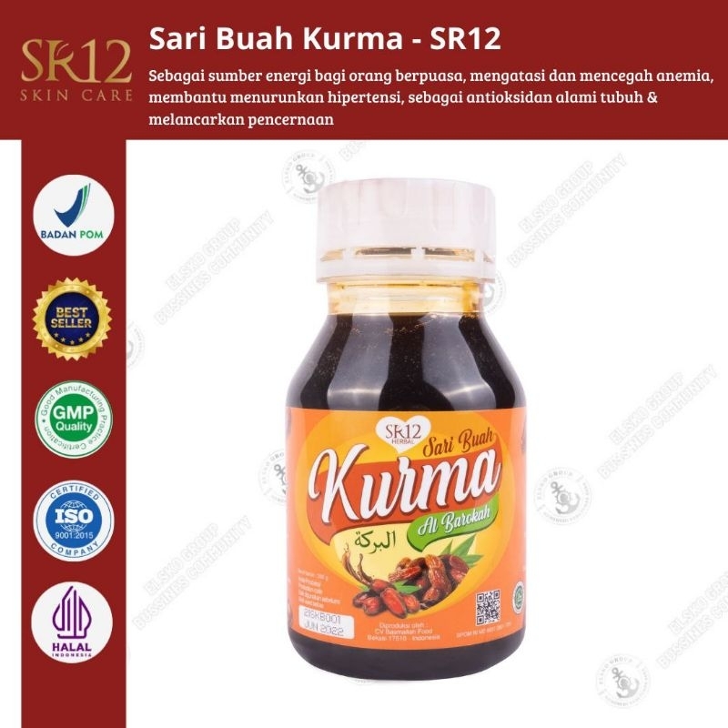 

SARI BUAH KURMA AL BAROKAH SR12/SARI KURMA ASLI / MENINGKATKAN STAMINA TUBUH / MENCEGAH ANEMIA