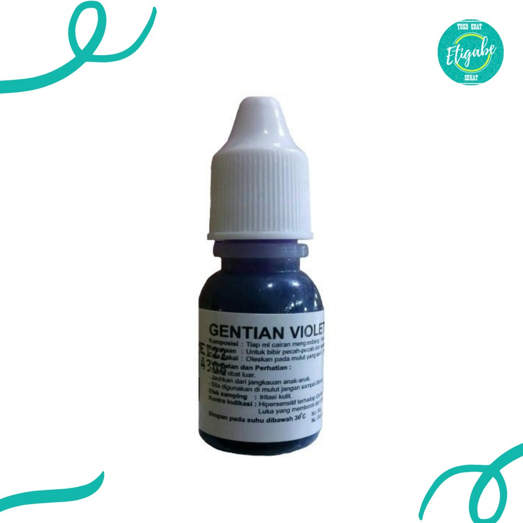 Gentian Violet (Obat Sariawan Biru)